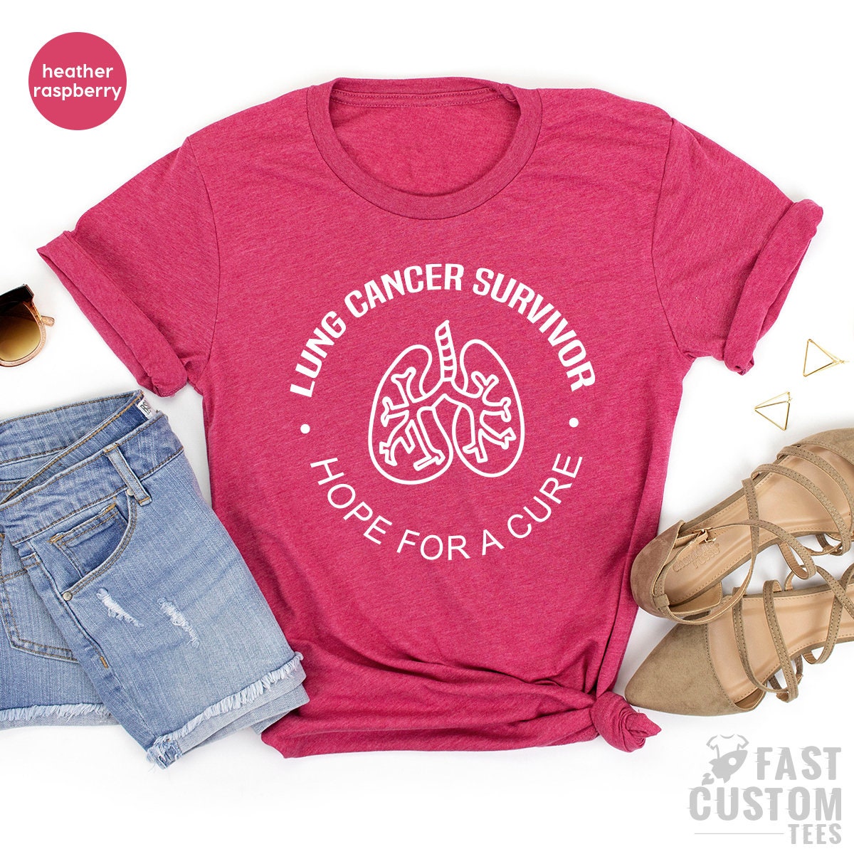 Cancer Awareness Shirt, Cancer Survivor Tee, Lung Cancer Shirt, Cancer TShirt, Gift For Cancer, Support Cancer Shirt, Fighting Cancer Tee - Fastdeliverytees.com