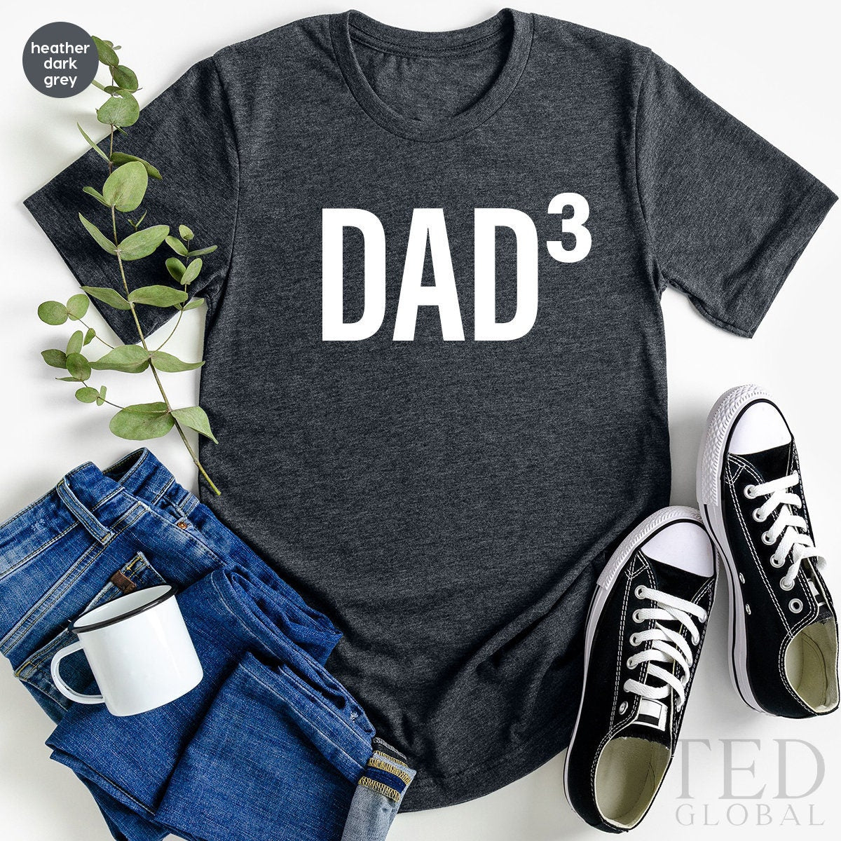 Funny Dad Shirt, Dad Of Three Boys Tee, Dad Cubed Shirt, Dad3 TShirt, Father's Day Shirt, Dad Of 3 Daughter Shirt, Best Father Gift - Fastdeliverytees.com