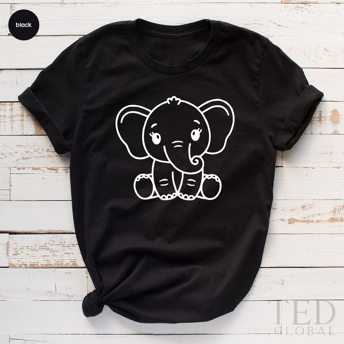 Elephant TShirt, Cute Elephant T Shirt, Elephant Shirt Toddler, Kids Birthday Gift, Baby Elephant T-Shirt, Animal Lover Tee, Elephant Outfit - Fastdeliverytees.com
