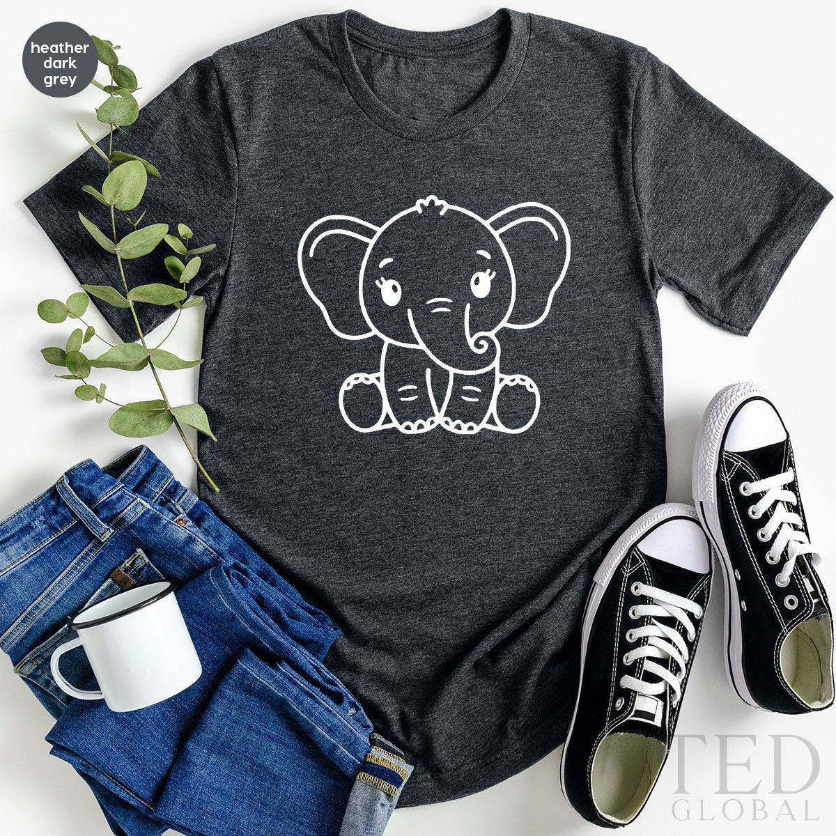 Elephant TShirt, Cute Elephant T Shirt, Elephant Shirt Toddler, Kids Birthday Gift, Baby Elephant T-Shirt, Animal Lover Tee, Elephant Outfit - Fastdeliverytees.com