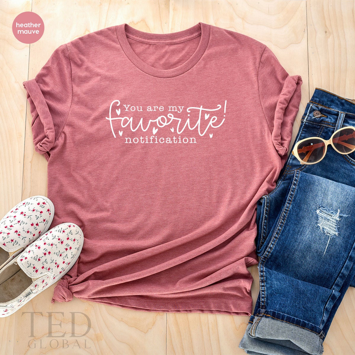 Besties T Shirt, Best Friend Gift, Funny Bestie TShirt, Best Friend Birthday, Friend Matching Tee, You Are My Favorite Notification Shirt - Fastdeliverytees.com