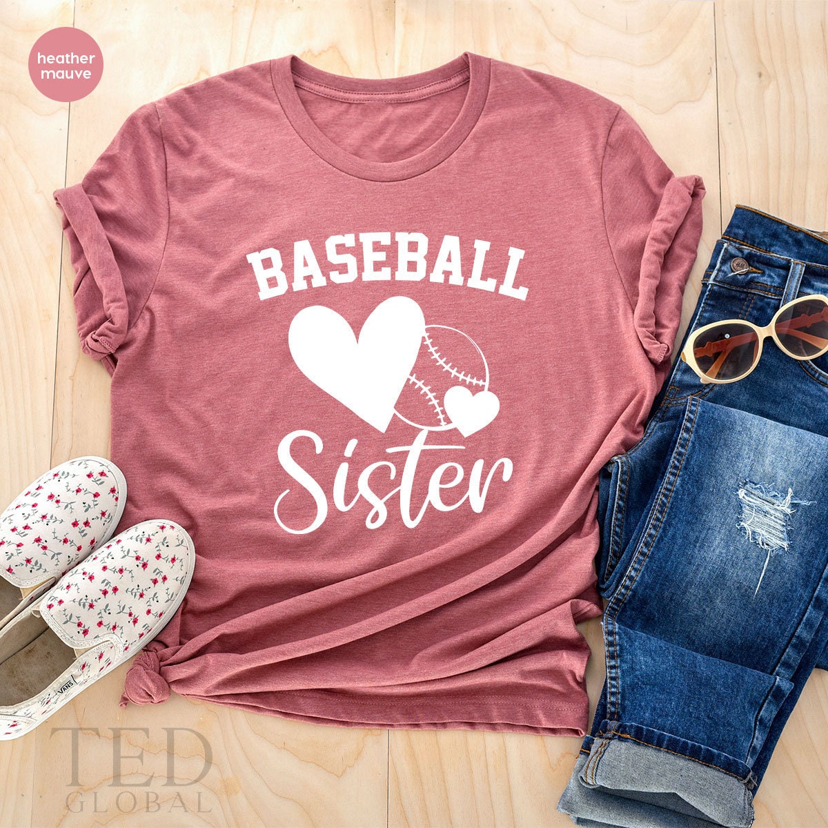 Baseball Sister Shirt, Sports Sister Shirt, Baseball TShirt, Girl Baseball Shirt, Game Days Tee, Biggest Fan Gift, Baseball Tank Tops - Fastdeliverytees.com