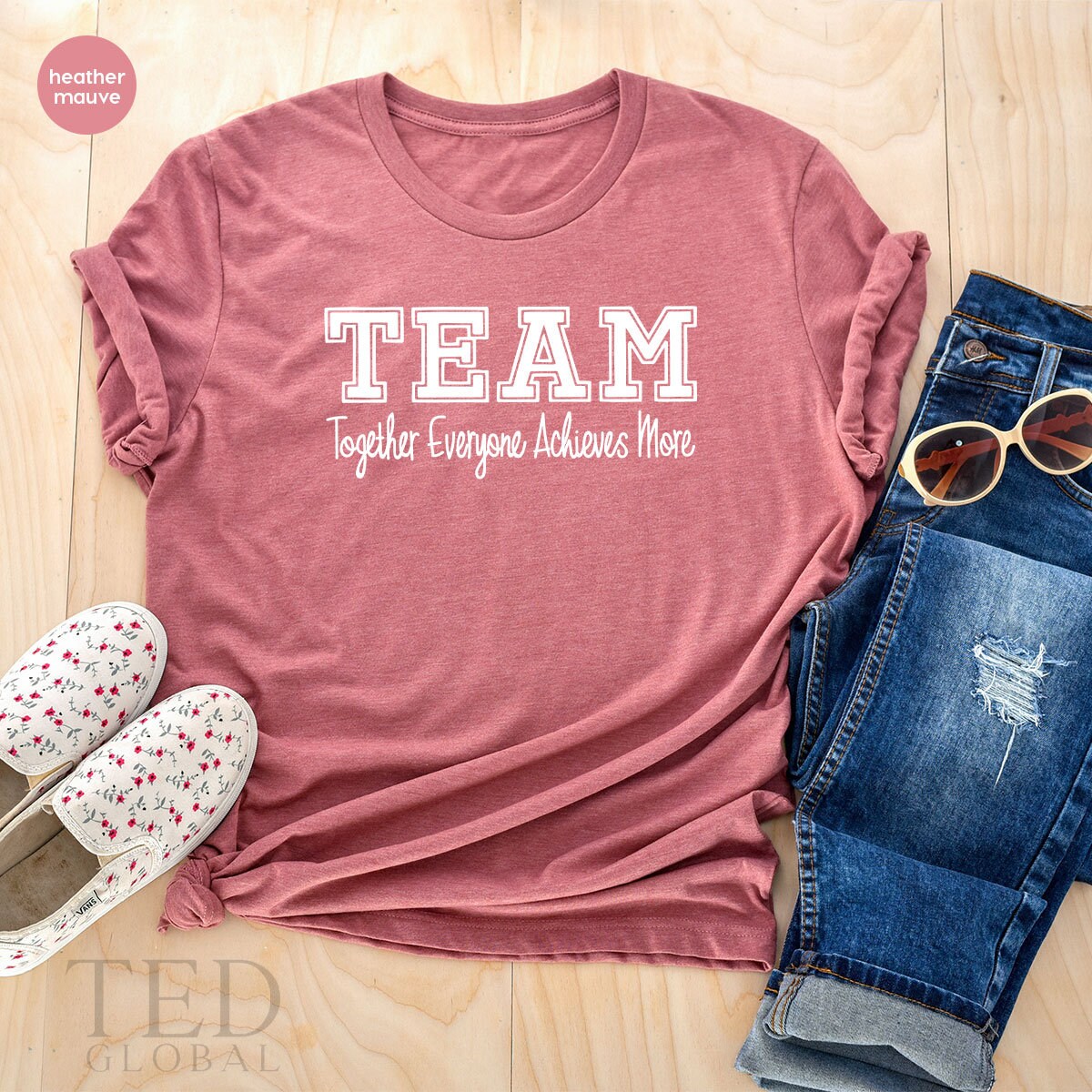 Team T Shirt, Teamwork TShirt, Custom Team Shirts, Together Everyone Archives More, Sport Team Tee,Gift For Employee From Boss, Motivational - Fastdeliverytees.com
