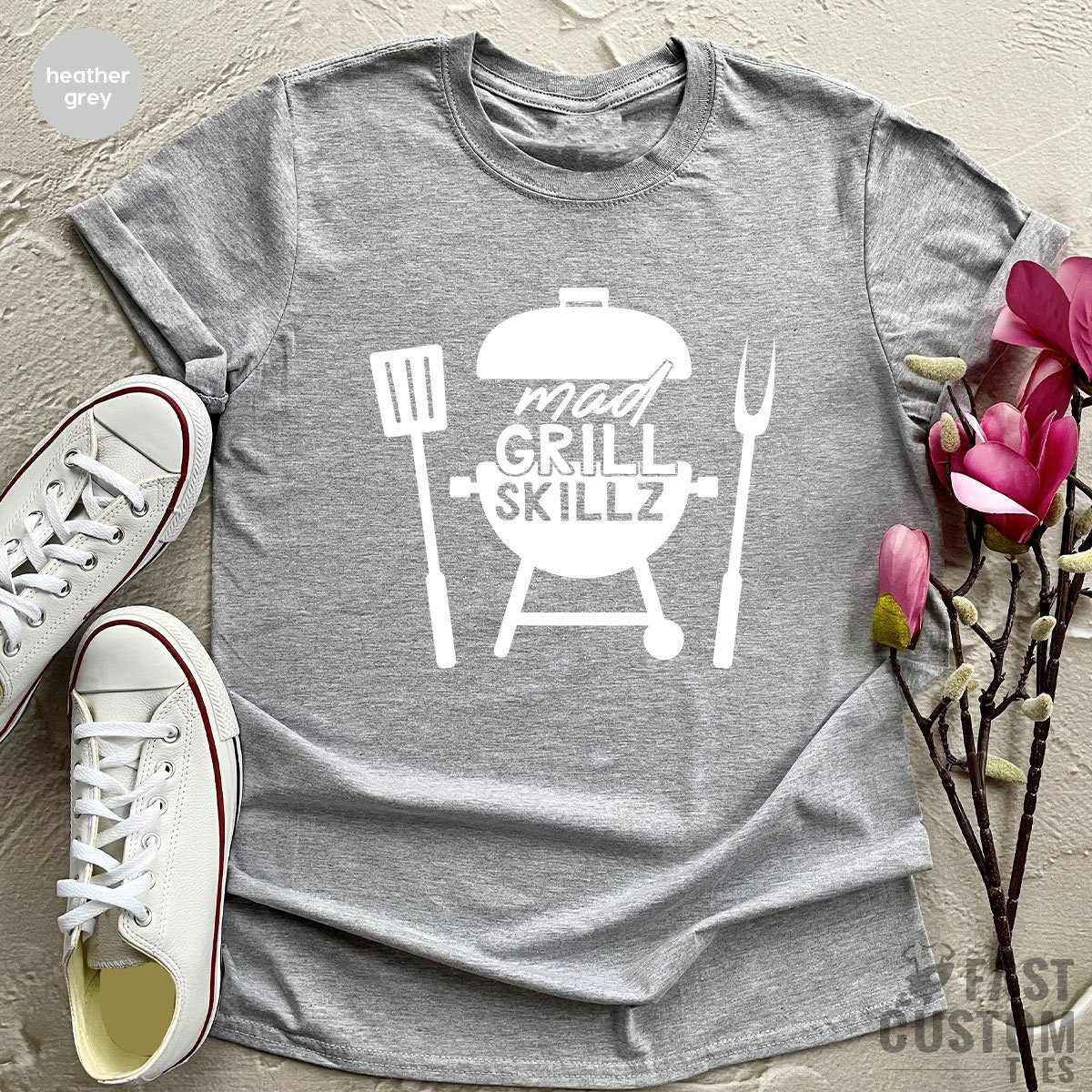 BBQ Dad TShirt, Grill Skillz Shirt, Grill Daddy Shirt, Dad Tshirt, Fathers Day Gift, Fathers Day Shirt, Best Dad TShirt, Chef Dad T Shirt - Fastdeliverytees.com