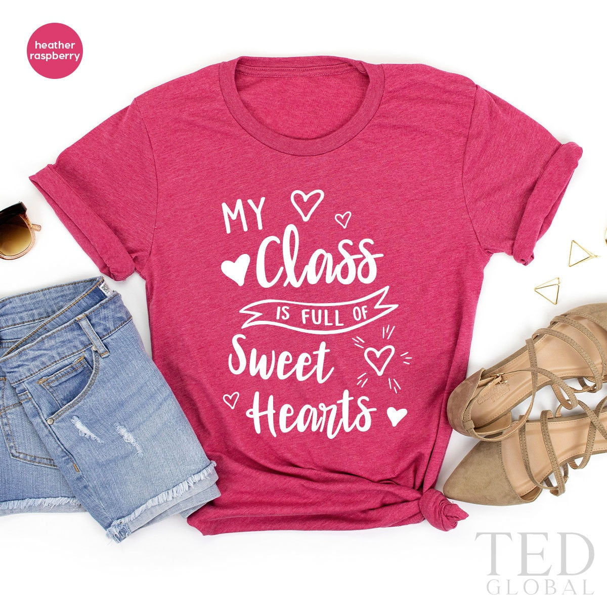 My Class Full Of Sweet Hearts Shirt, Cute Teacher Shirt, Kindergarten Teacher Shirt,  Teacher Shirt, Teacher Appreciation, Gift For Teacher - Fastdeliverytees.com