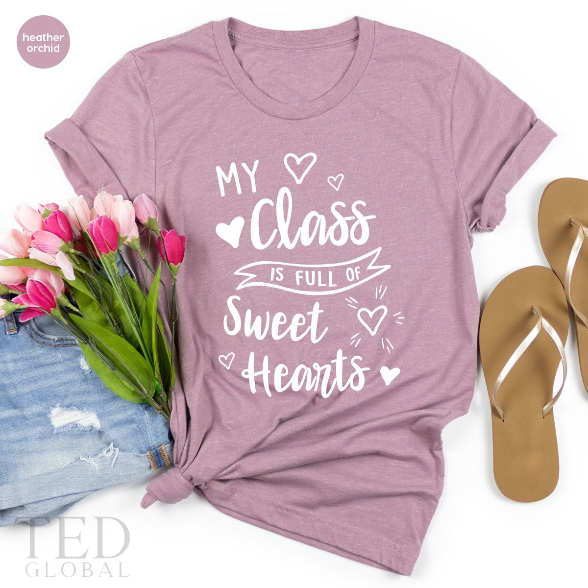 My Class Full Of Sweet Hearts Shirt, Cute Teacher Shirt, Kindergarten Teacher Shirt,  Teacher Shirt, Teacher Appreciation, Gift For Teacher - Fastdeliverytees.com