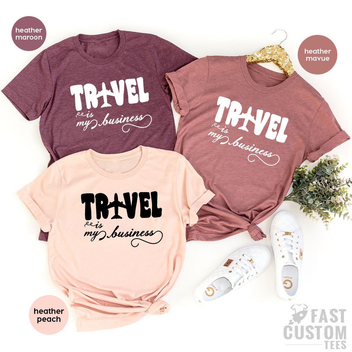Travel Is My Business Shirt, Gift For Flight Attendant, Flight Attendant Shirt, Pilot Shirt, Traveler Gifts, Travel Shirt, Adventure Shirt - Fastdeliverytees.com