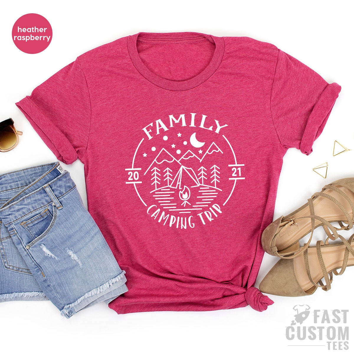 Family Camping Trip Shirt, Matching Family Campers, Travel Family Shirt, Family Group Shirt, Family Vacation Shirt, Camping Shirt - Fastdeliverytees.com