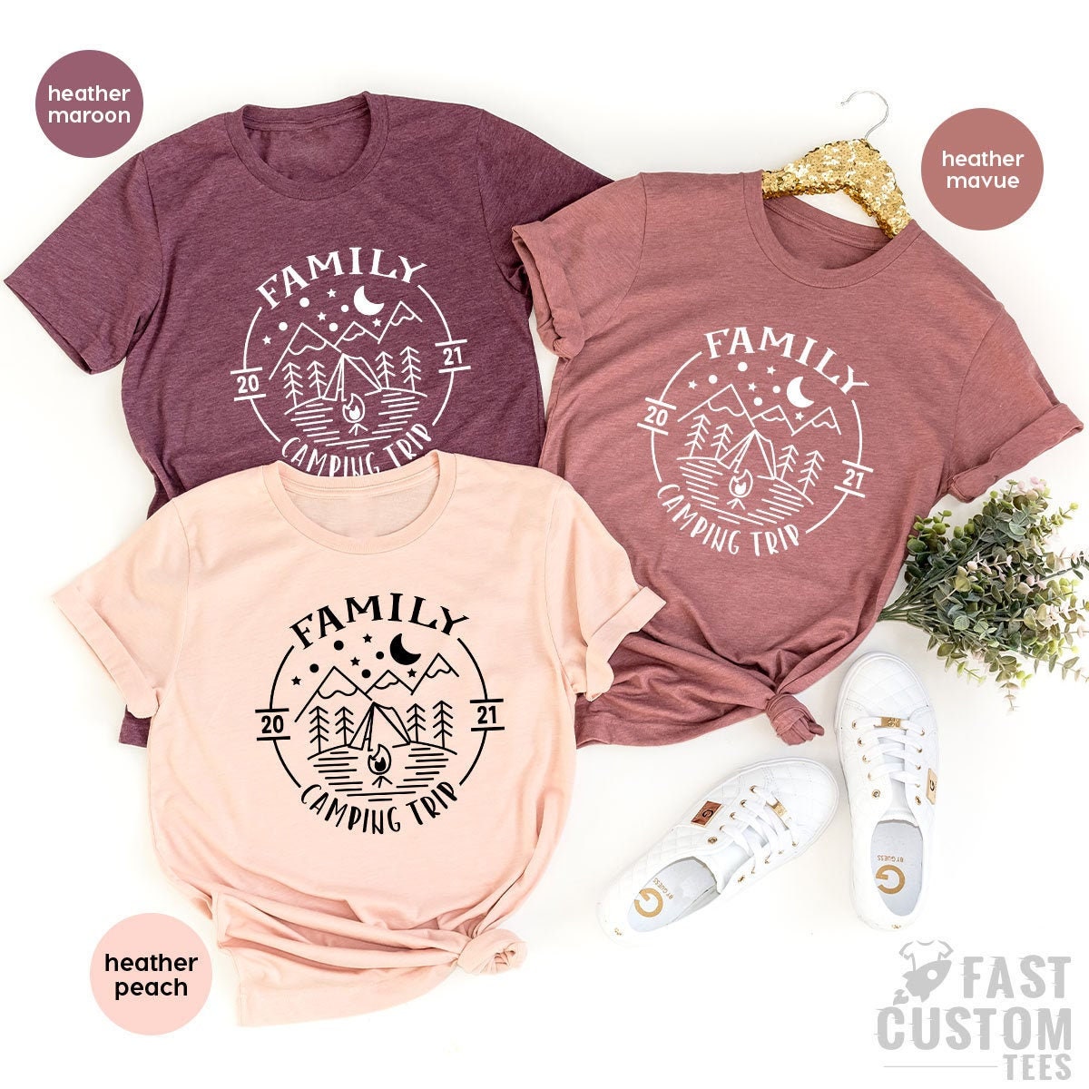 Family Camping Trip Shirt, Matching Family Campers, Travel Family Shirt, Family Group Shirt, Family Vacation Shirt, Camping Shirt - Fastdeliverytees.com