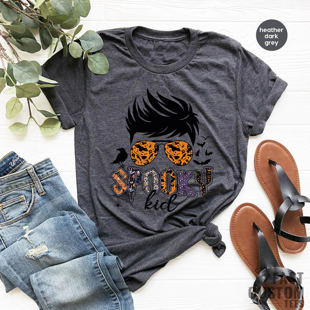 Spooky Kid Shirt, Funny Halloween Toddler, Halloween Shirts For Boys, Boys Halloween T-Shirt, Halloween Family Matching T Shirt - Fastdeliverytees.com