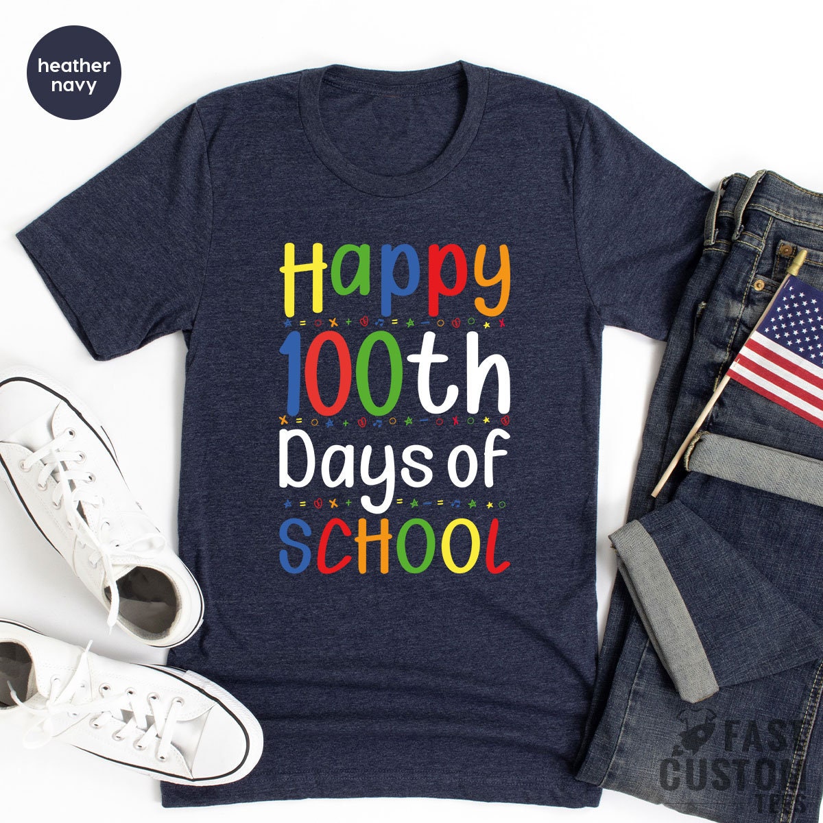 Funny Back To School Shirt, Teacher's Gift Shirt, 100th Day Celebration Shirt, Kindergarten Tee - Fastdeliverytees.com