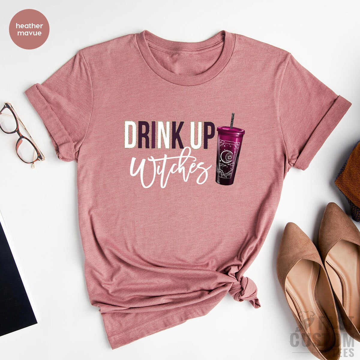 Drink Up Witches Shirt, Witch T-Shirt, Funny Halloween Shirt, Halloween Drinking Shirt, Gifts For Halloween, Coffee Lover Shirt, Fall Tshirt - Fastdeliverytees.com