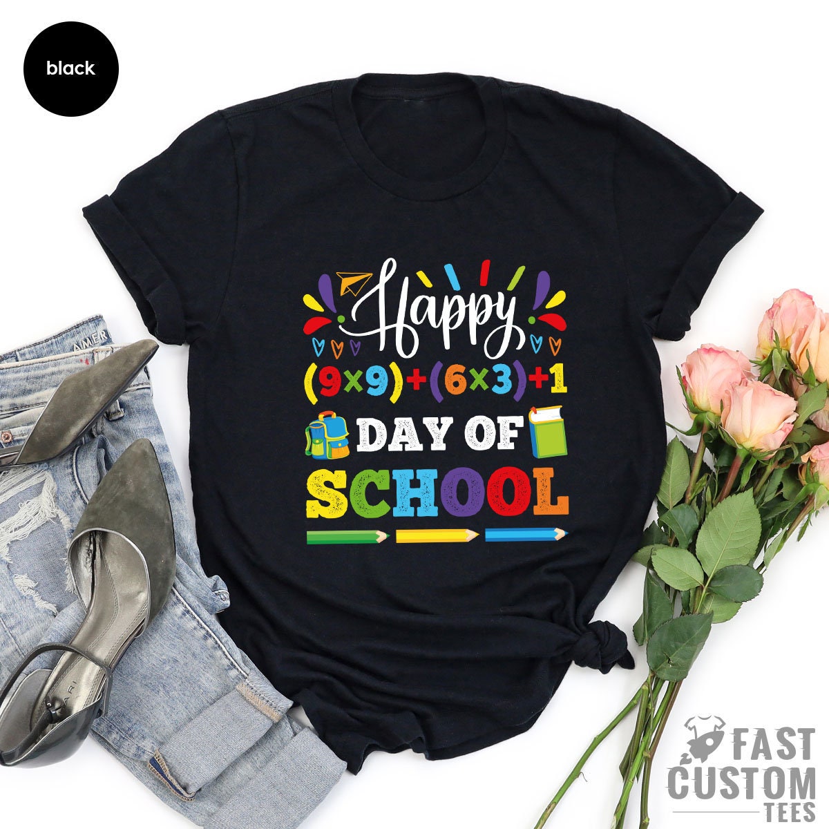 Happy 100th Day Of School Shirt, Back To School Shirt, Funny Teacher T-Shirt, Teacher Shirt, Kindergarten Shirt, Celebrate 100th Day Shirt - Fastdeliverytees.com