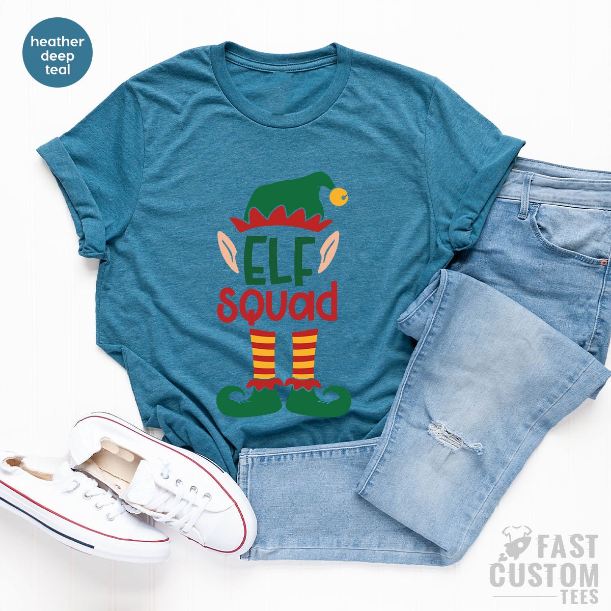 Elf Squad Shirt, Christmas Elf Shirt, Funny Christmas T-Shirt, Christmas Elf Squad Tee, Family Christmas Kid Shirts, Women Christmas Shirt - Fastdeliverytees.com