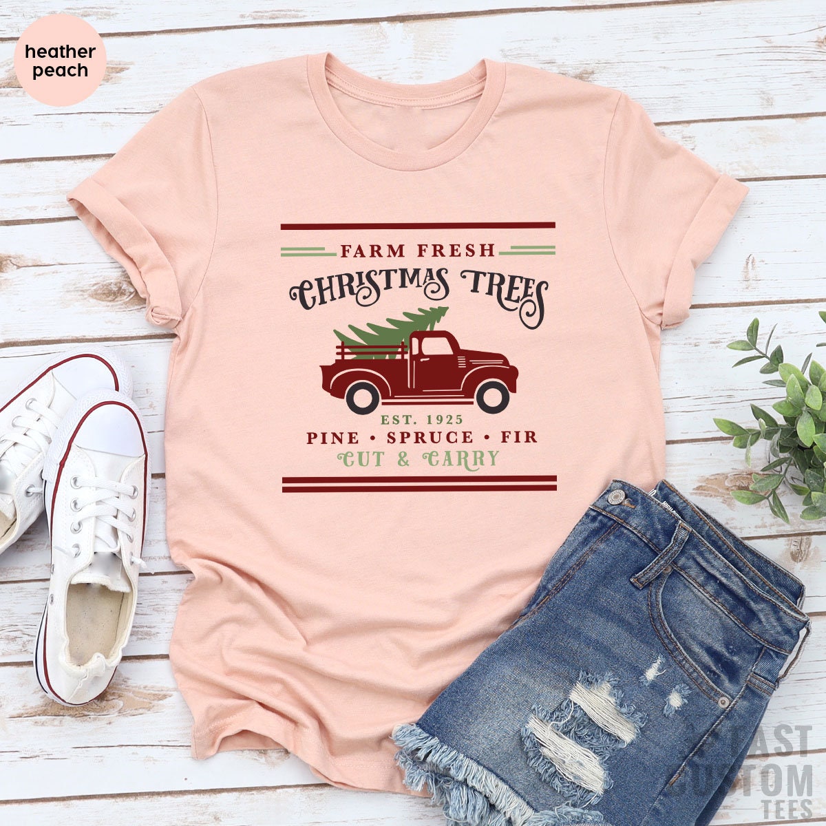 Christmas Shirts for Women, Christmas Tee, Christmas Truck Shirt, Cute Christmas Shirts, Christmas T-Shirt,  Unisex Adult Tee, Winter Shirt - Fastdeliverytees.com