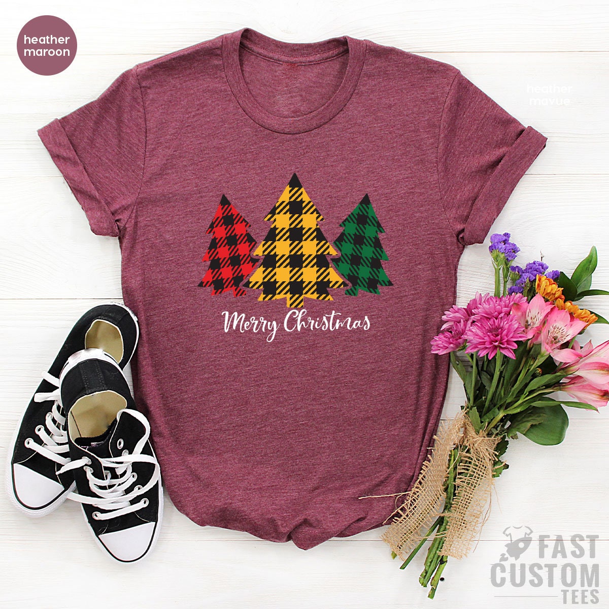 Christmas Tree T-shirt, Christmas T-Shirt, Merry Shirt, Women Christmas Gift, Cute Christmas Tee, Family Christmas Shirt, Holiday Merry Tee - Fastdeliverytees.com