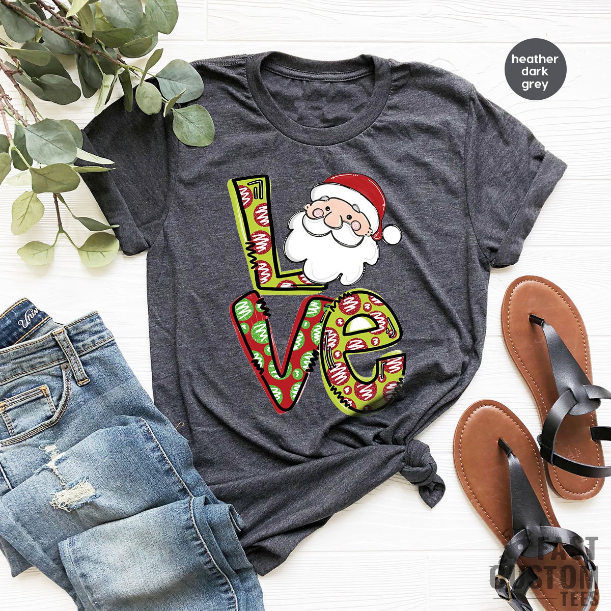 Christmas T-Shirt, Merry Love Shirt, Women Christmas Tree T-shirt, Christmas Gift, Cute Christmas Tee, Family Christmas Shirt, Merry Tee - Fastdeliverytees.com