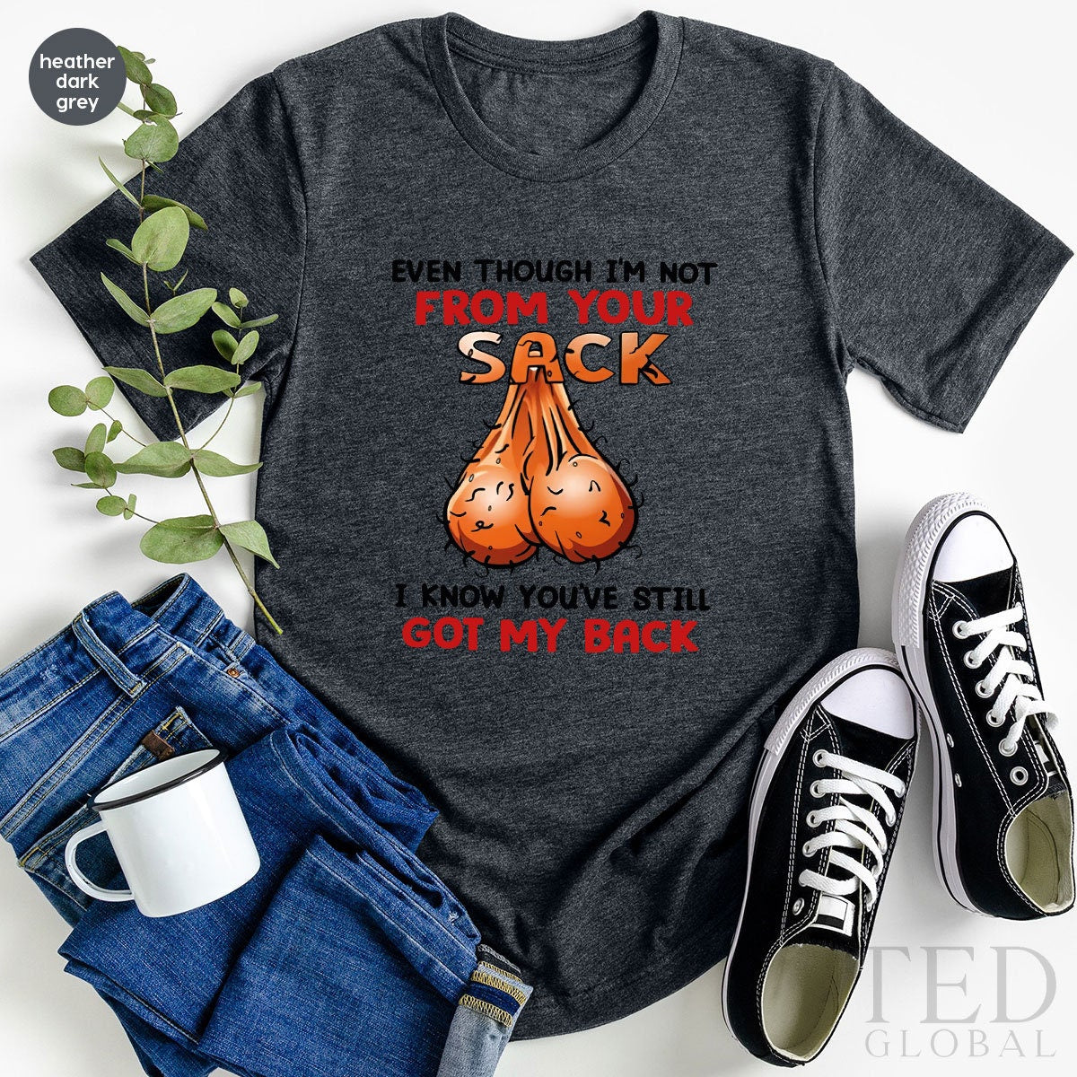 Cute Sack Shirt, Got My Back T Shirt, Bonus Dad Christmas T Shirt, Sublimation Design Shirts, Sarcastic Present Happy T-Shirt, Penis Gift - Fastdeliverytees.com