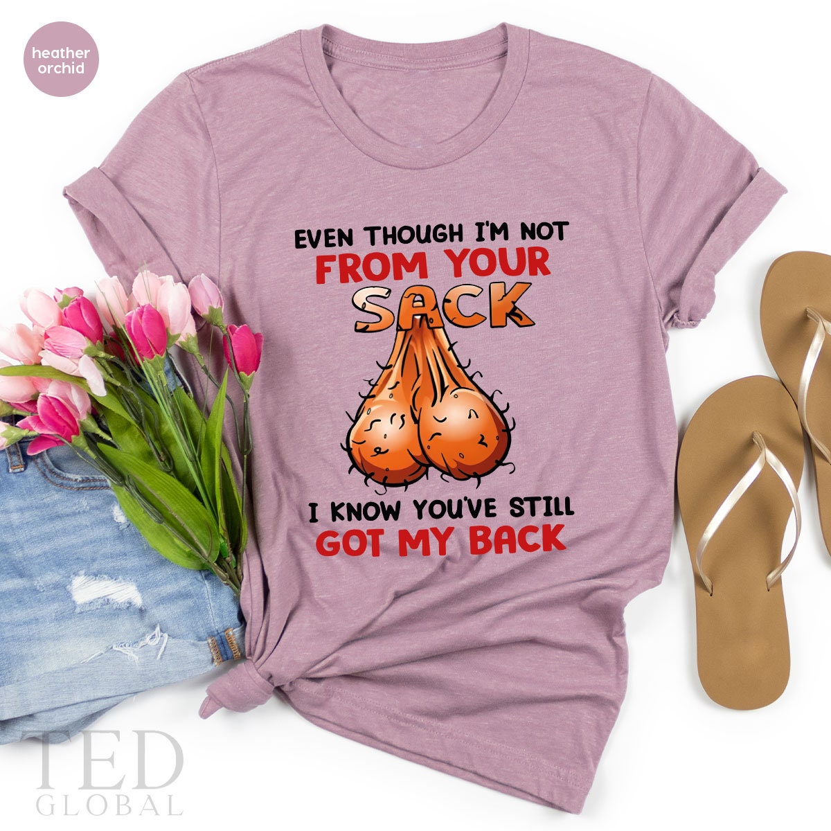 Cute Sack Shirt, Got My Back T Shirt, Bonus Dad Christmas T Shirt, Sublimation Design Shirts, Sarcastic Present Happy T-Shirt, Penis Gift - Fastdeliverytees.com