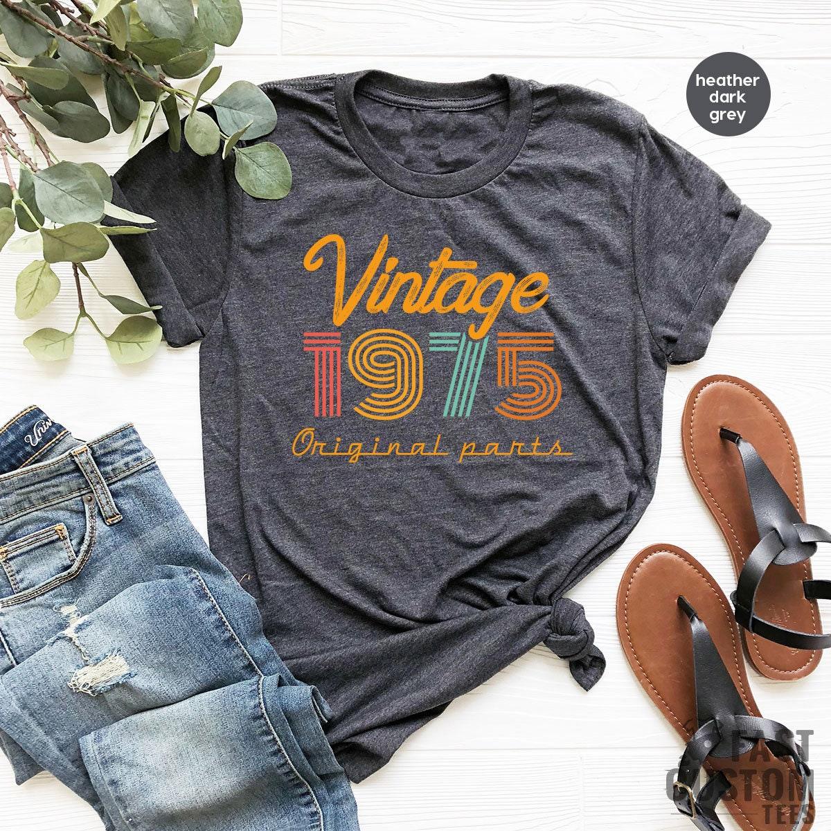 46th Birthday T-Shirt, Vintage T Shirt, Vintage 1975 Shirt, 46th Birthday Gift For Women, 46th Birthday Shirt Men, Retro Shirt, Vintage Shirts - Fastdeliverytees.com