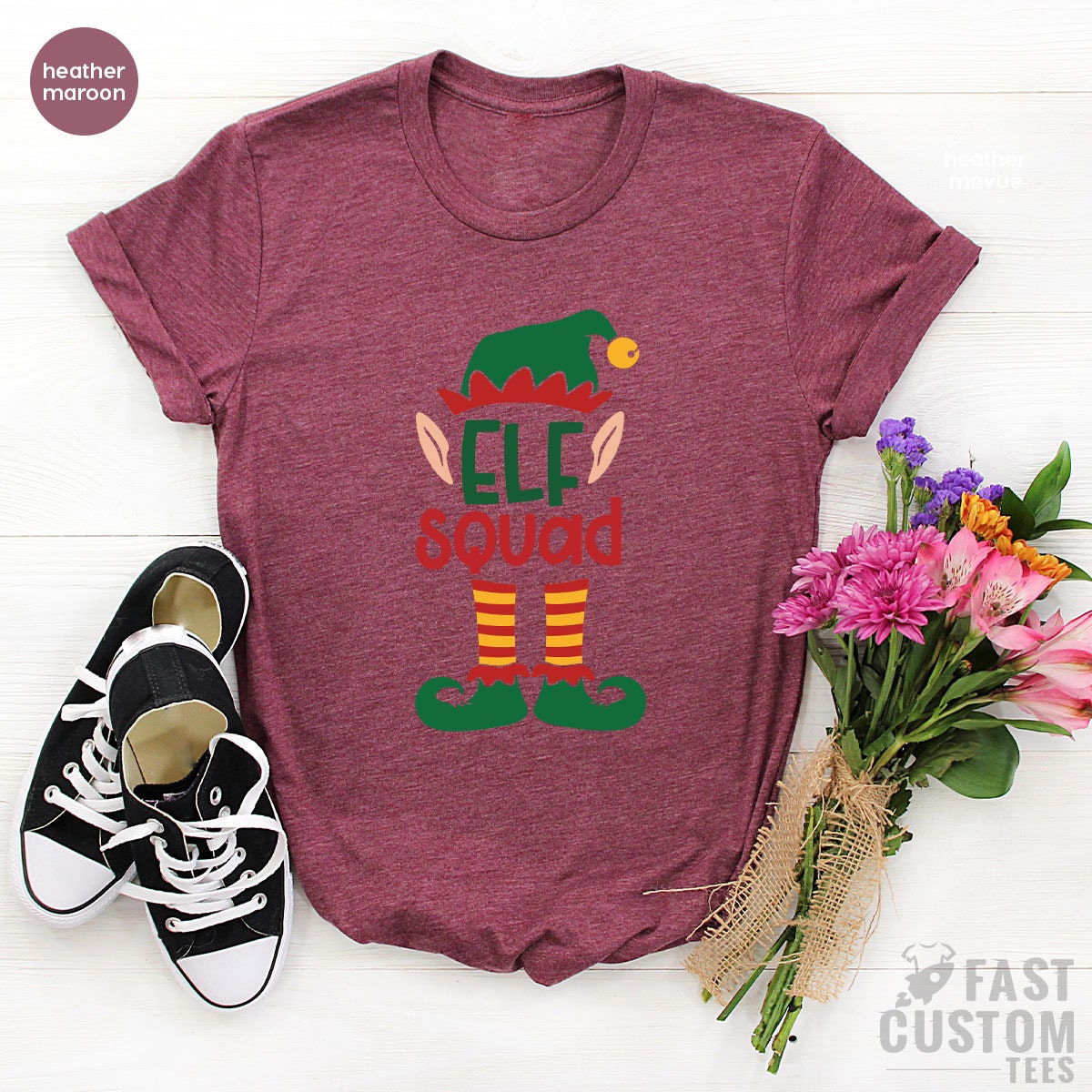 Elf Squad Shirt, Christmas Elf Shirt, Funny Christmas T-Shirt, Christmas Elf Squad Tee, Family Christmas Kid Shirts, Women Christmas Shirt - Fastdeliverytees.com