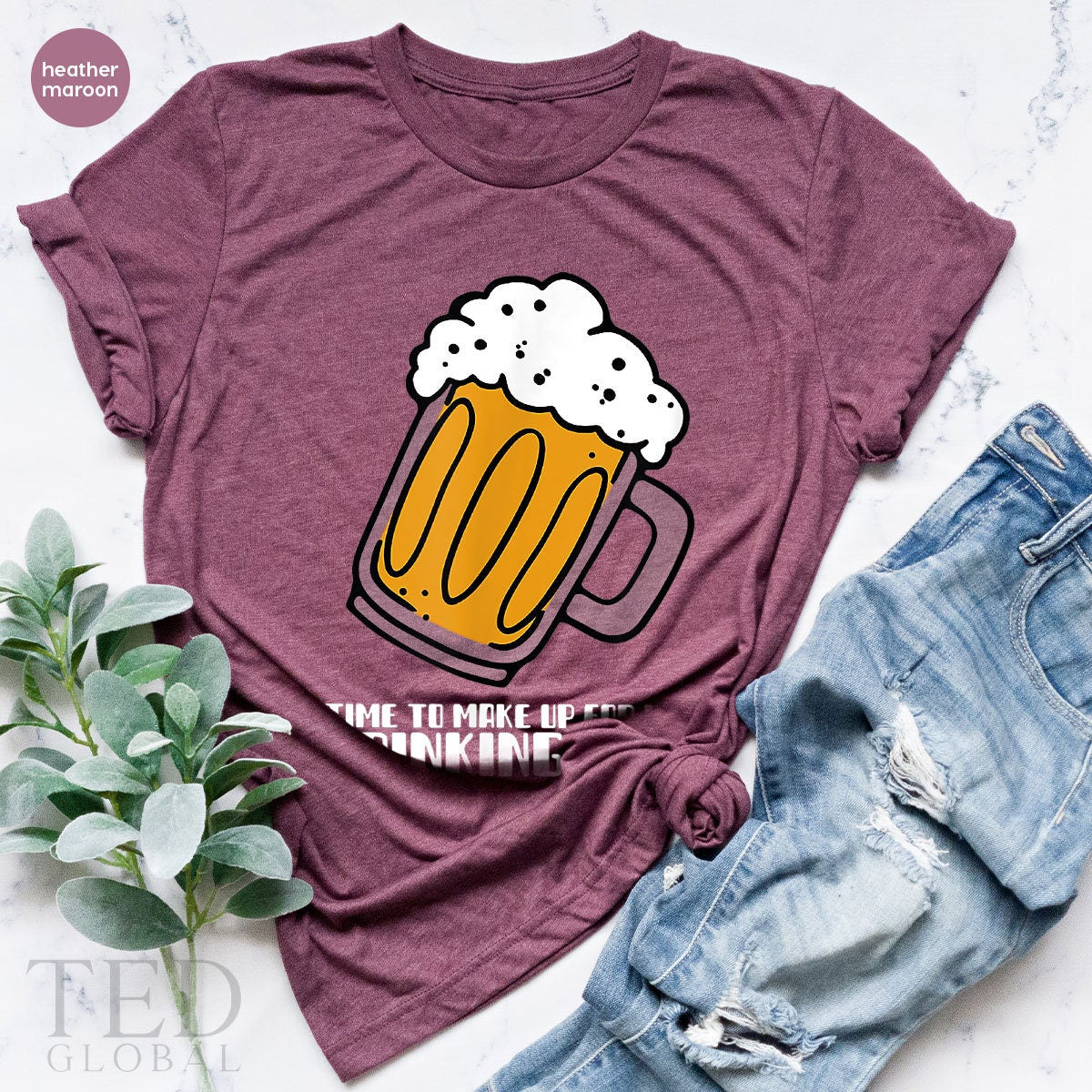 Drinking Time T-Shirt, Beer Lover T Shirt, A Cold Beer Tee, Alcohol Shirts, Drinking Day Shirt, Funny Drinker TShirt, Gift For Bartender - Fastdeliverytees.com
