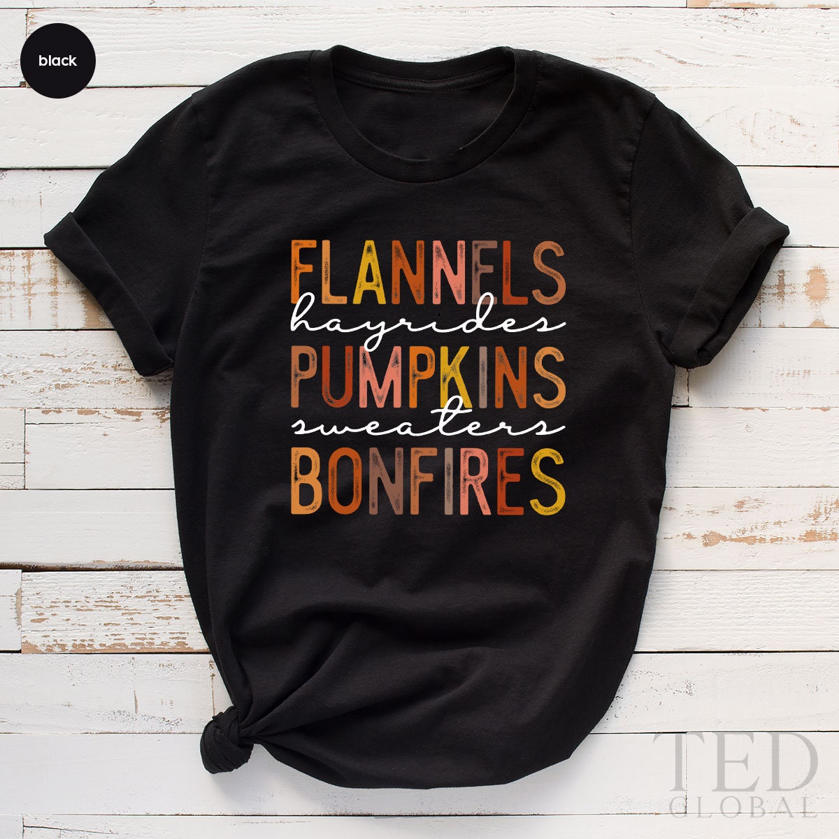 Thanksgiving Shirt, Pumpkin Spice Season T Shirt, Cute Fall T Shirt, Autumn Flannels Shirts, Fall Lover Tee, Bonfires T-Shirt, Gift For Her - Fastdeliverytees.com