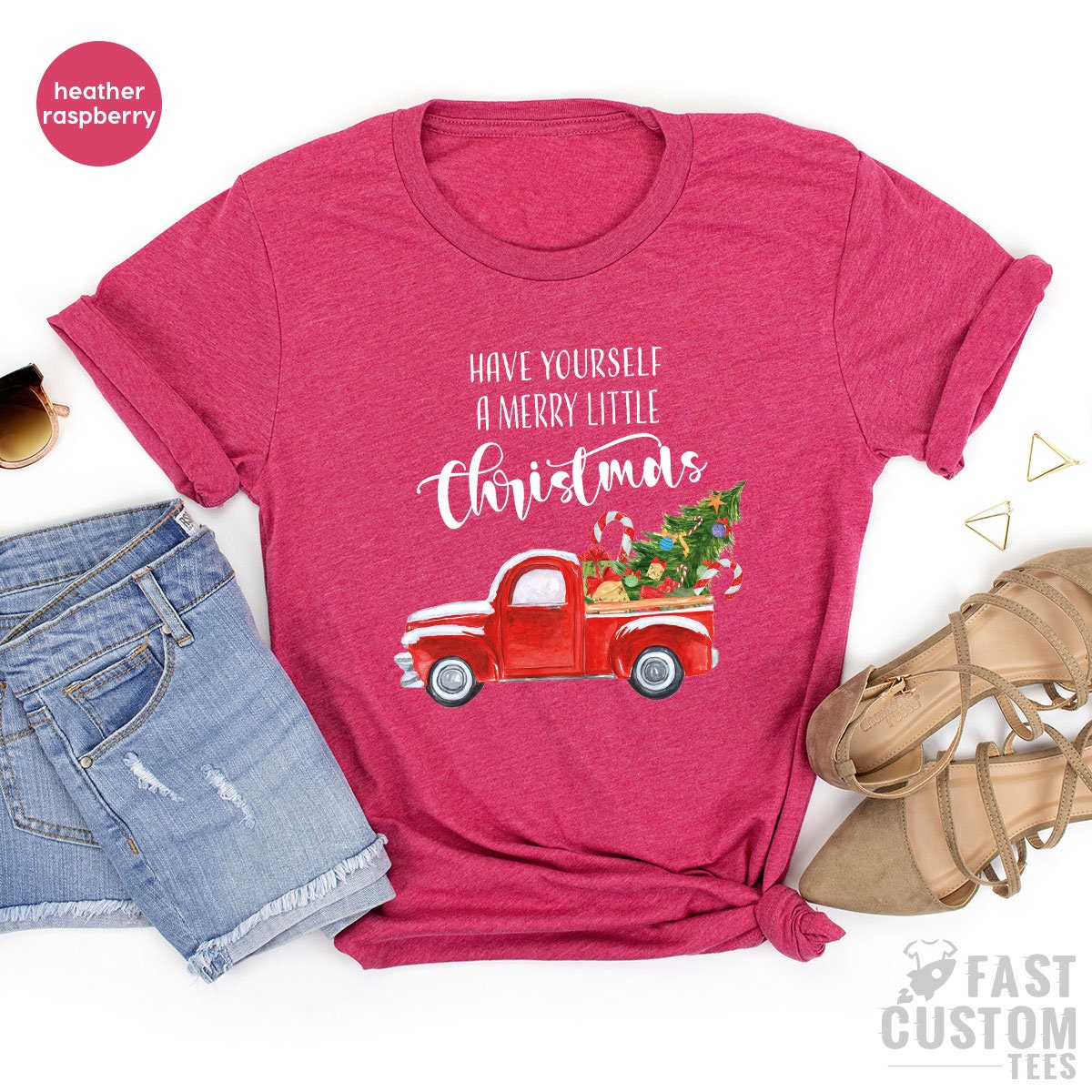 Have Yourself A Merry Little Christmas Shirt, Christmas Shirt, Christmas for Women, Christmas Gift, Holiday T-Shirt, Women's Christmas Shirt - Fastdeliverytees.com