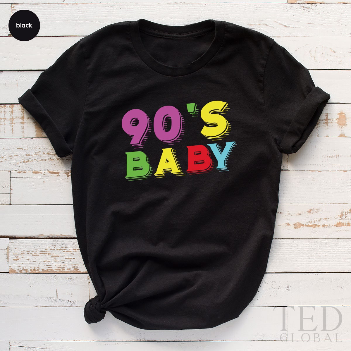 Cute 90's Baby T-Shirt, Vintage TShirt, Color Revel 90's Baby Shirts, Vintage 90's Baby Shirt, 90's Baby Retro TShirt, Gift 90's Birthday - Fastdeliverytees.com