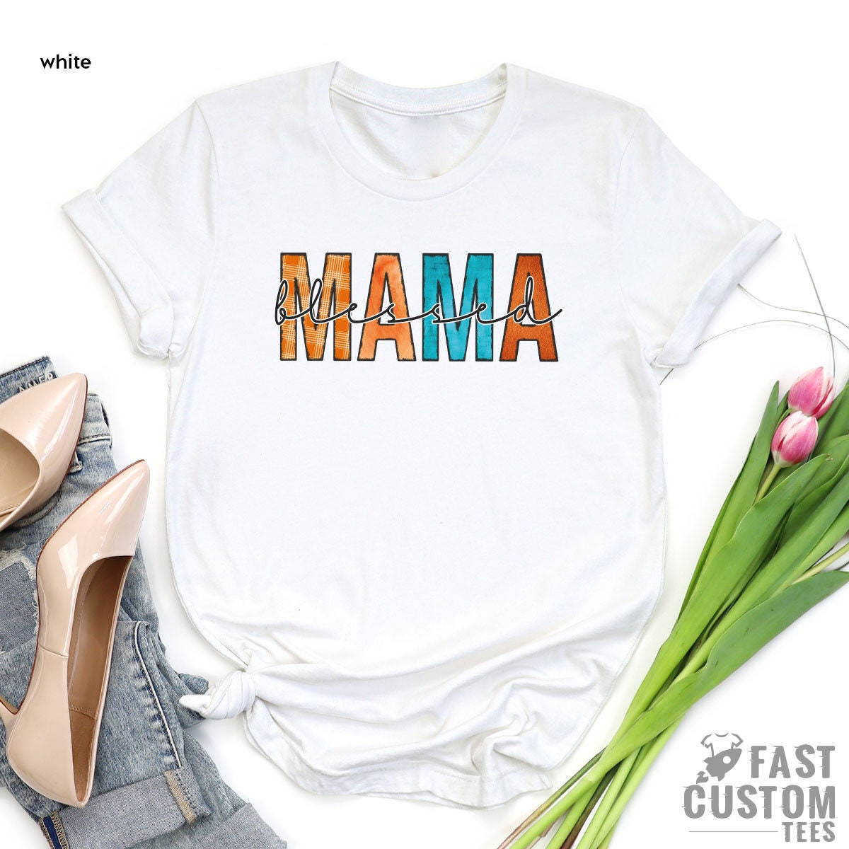 Thanksgiving Shirt, Thankful Mama Shirt, Thankful Mom Shirt, Thanksgiving Gift, Mothers Day Shirt, Fall Shirt, Mama T-Shirt, Mama Life Tee - Fastdeliverytees.com