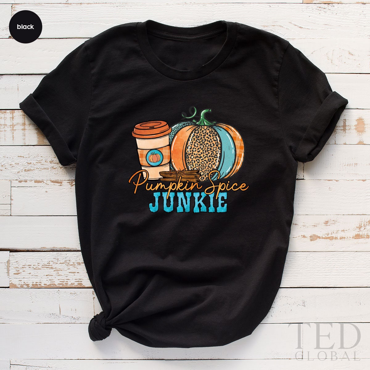 Family Thanksgiving T-Shirt, Pumpkin Spice Junkie T Shirt, Pumpkin Season Shirts, Pumpkin Lover Shirt, Fall Season TShirt, Thanksgiving Gift - Fastdeliverytees.com
