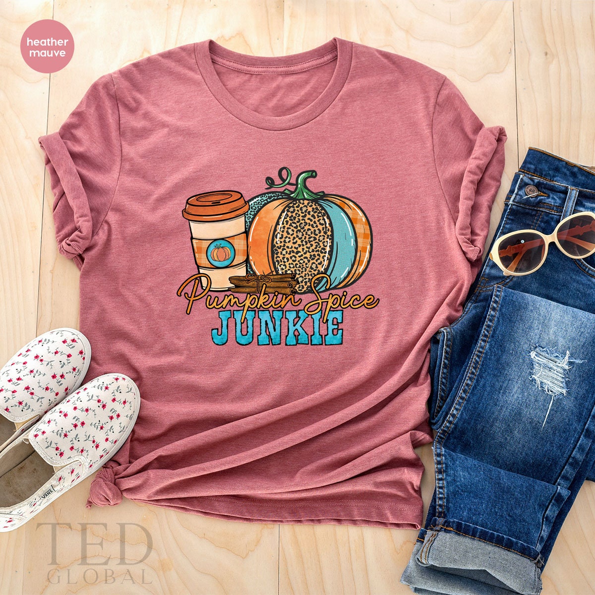 Family Thanksgiving T-Shirt, Pumpkin Spice Junkie T Shirt, Pumpkin Season Shirts, Pumpkin Lover Shirt, Fall Season TShirt, Thanksgiving Gift - Fastdeliverytees.com