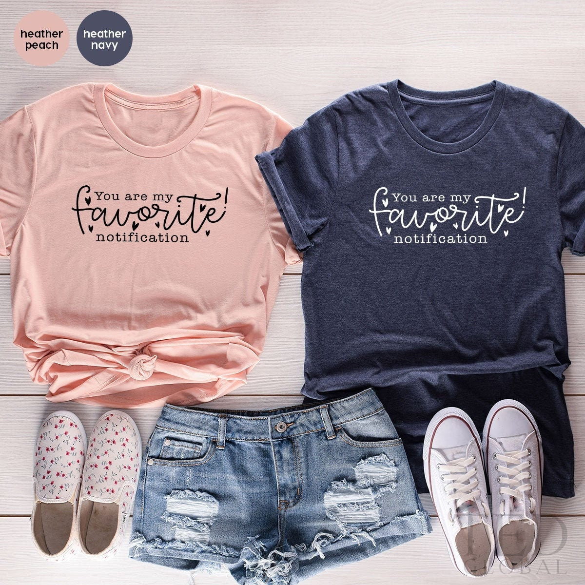 Besties T Shirt, Best Friend Gift, Funny Bestie TShirt, Best Friend Birthday, Friend Matching Tee, You Are My Favorite Notification Shirt - Fastdeliverytees.com