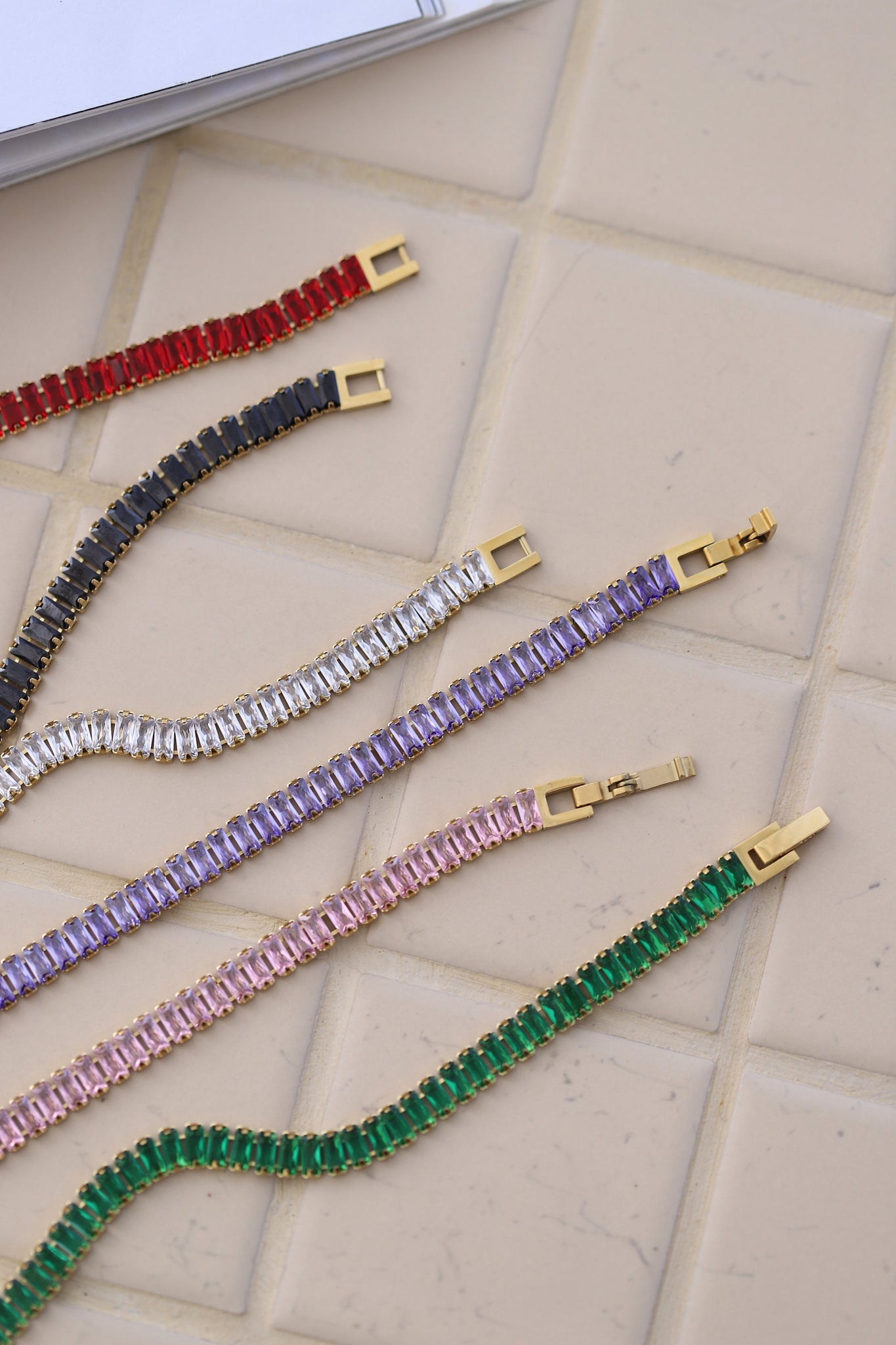 Delicate Cubic Zirconia Necklace, 18K Gold, Gift For Her, Tennis Choker Necklace, Summer Jewelry, Necklace For Her, Waterproof Necklace