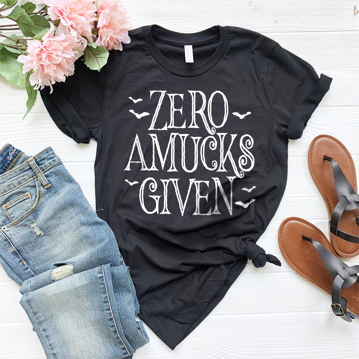 Hocus Pocus T-Shirt, Hocu Pocu Shirt, Fall Shirt, Sanderson Sisters Shirt, Disney Halloween Shirt, Halloween Shirt, Zero Amucks Given Tee - Fastdeliverytees.com