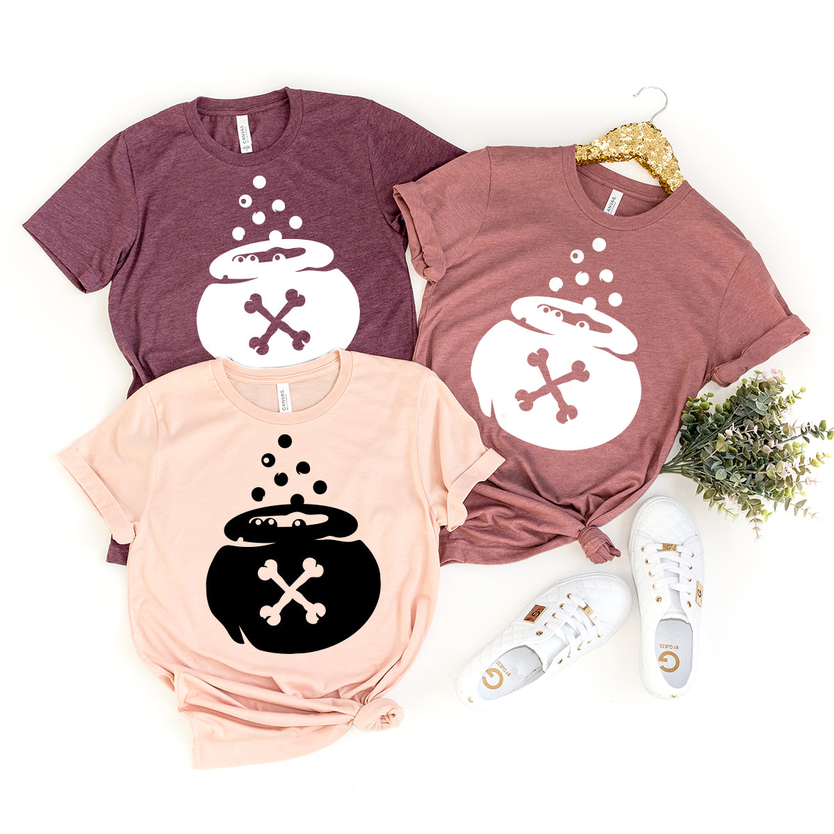 Halloween Shirt, Halloween Magic Pot T-Shirt, Witch Cauldron Shirt, Magic Pot Logo Shirt, Hocus Pocus T-Shirt, Halloween Party Shirt - Fastdeliverytees.com