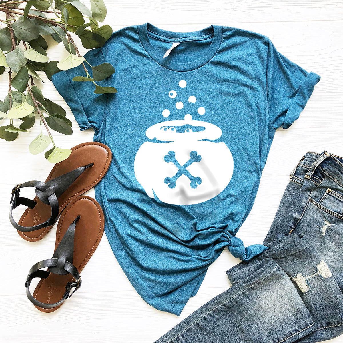 Halloween Shirt, Halloween Magic Pot T-Shirt, Witch Cauldron Shirt, Magic Pot Logo Shirt, Hocus Pocus T-Shirt, Halloween Party Shirt - Fastdeliverytees.com